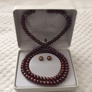 Freshwater Pearl Necklace Set